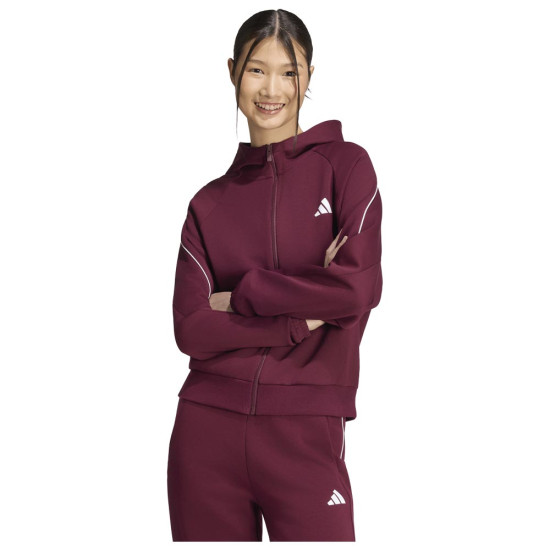 Adidas Γυναικεία ζακέτα Stadium Small Logo Full-Zip Hoodie